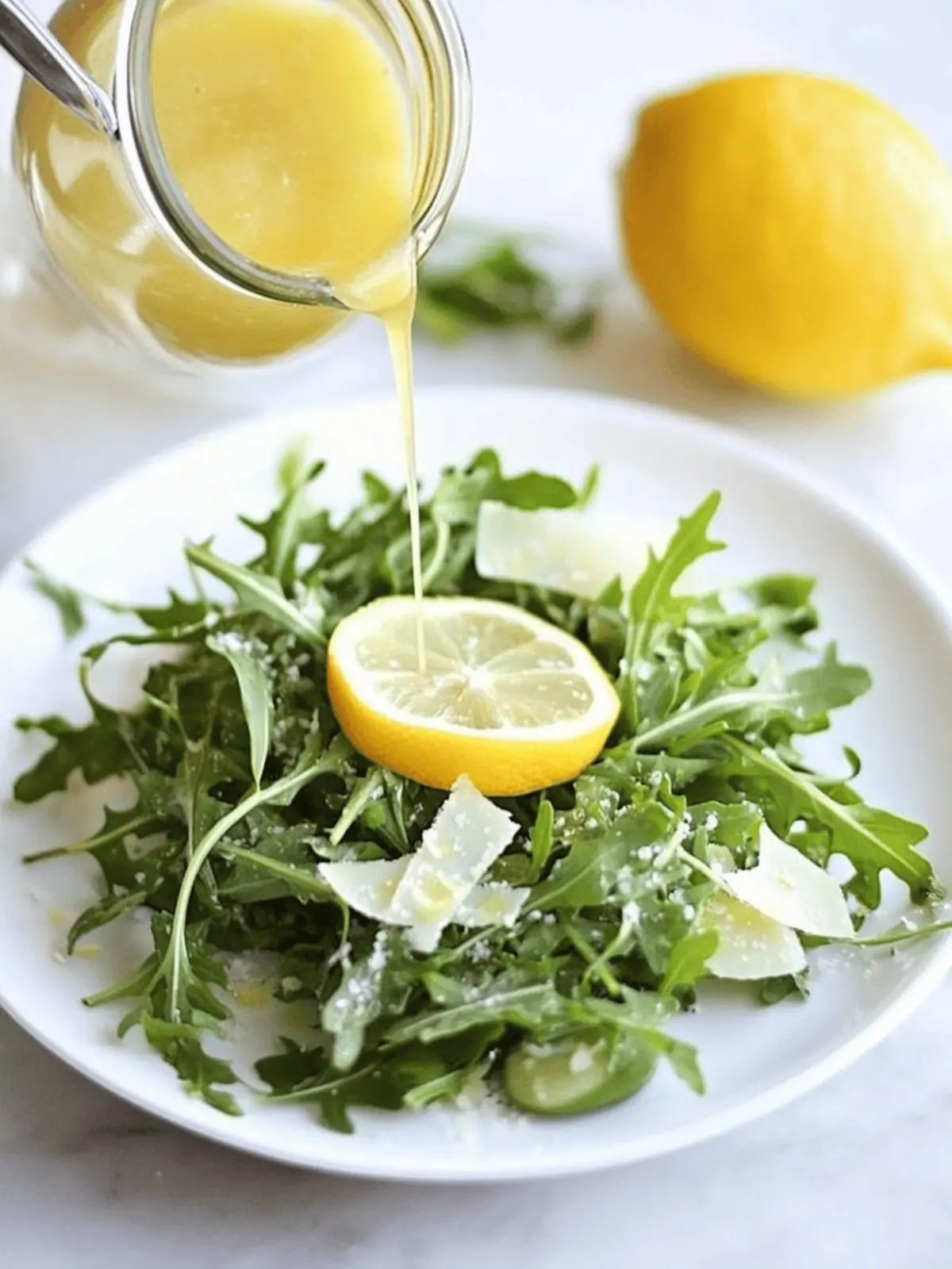 Arugula Salad with Lemon Vinaigrette