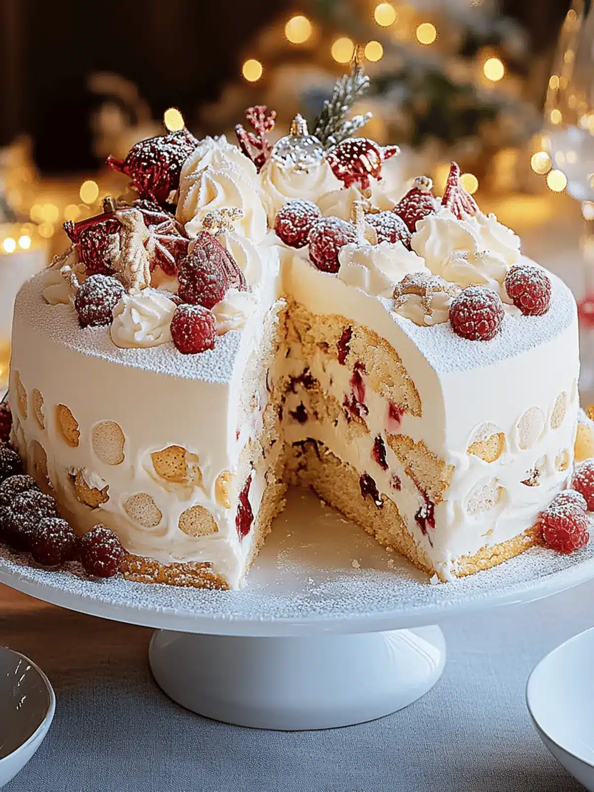 Deliciously Creamy White Christmas Charlotte for Festive Cheer 3 White Christmas Charlotte