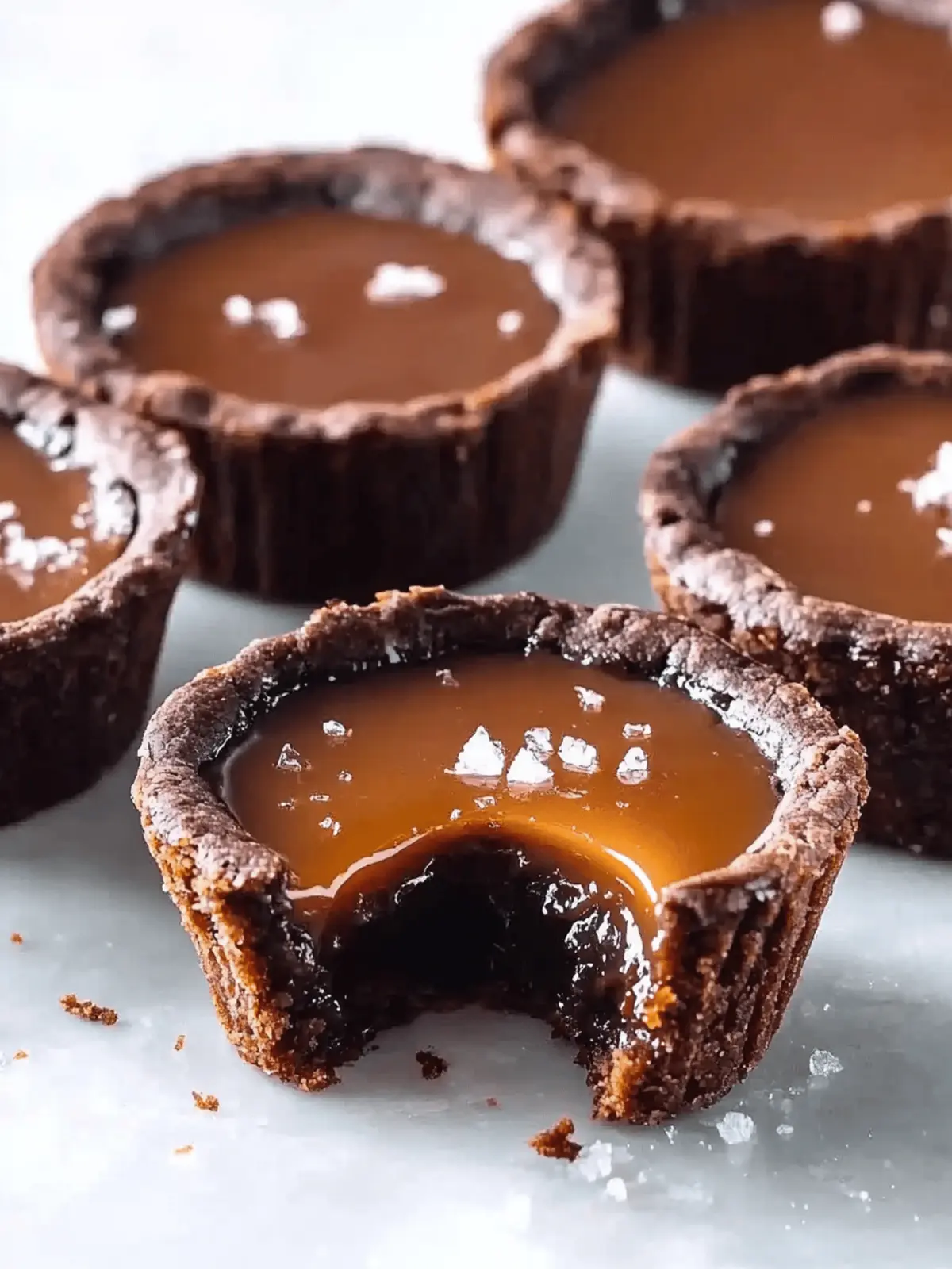 Chocolate Salted Caramel Tarts
