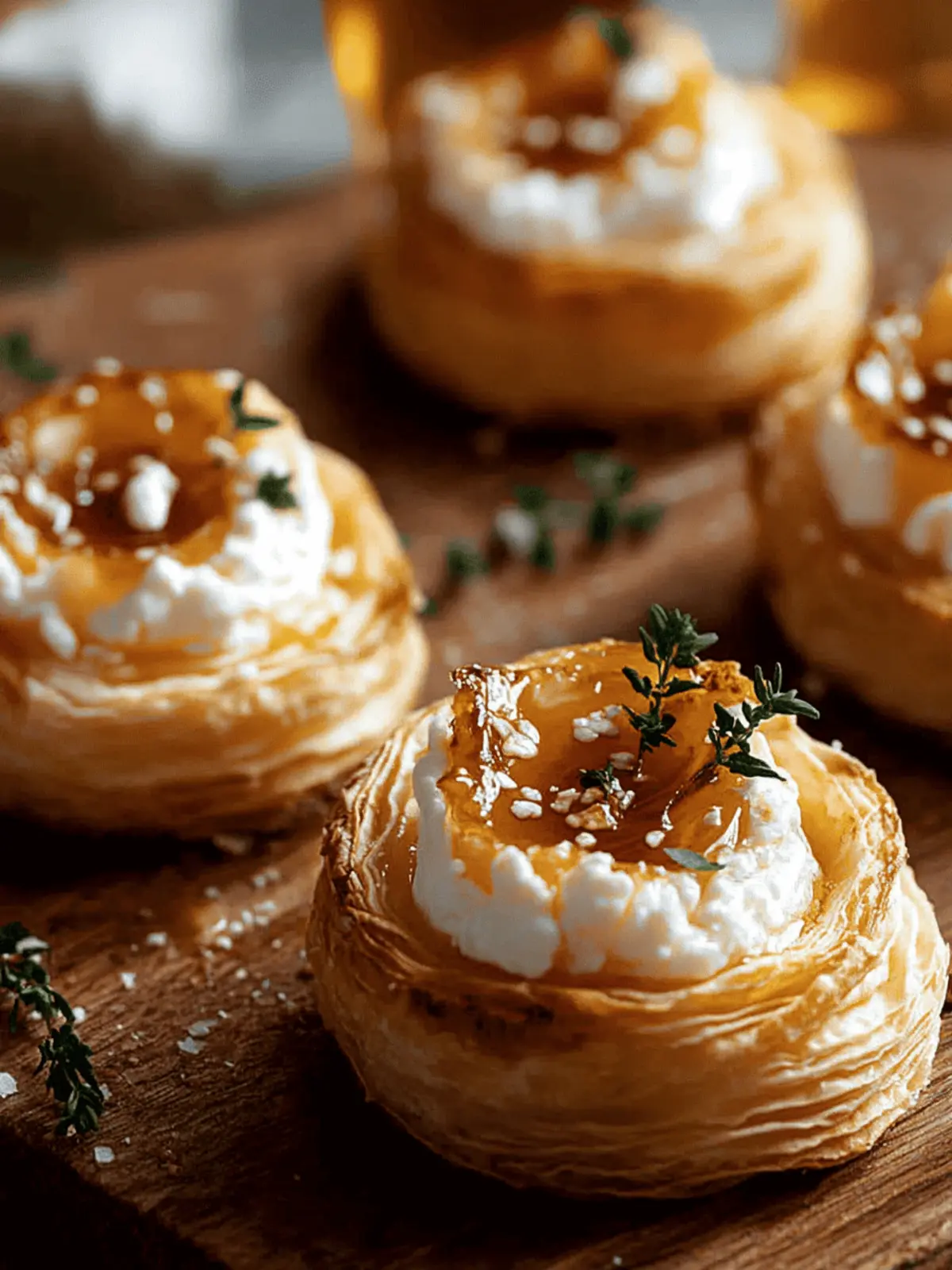 Goat Cheese and Honey Bites