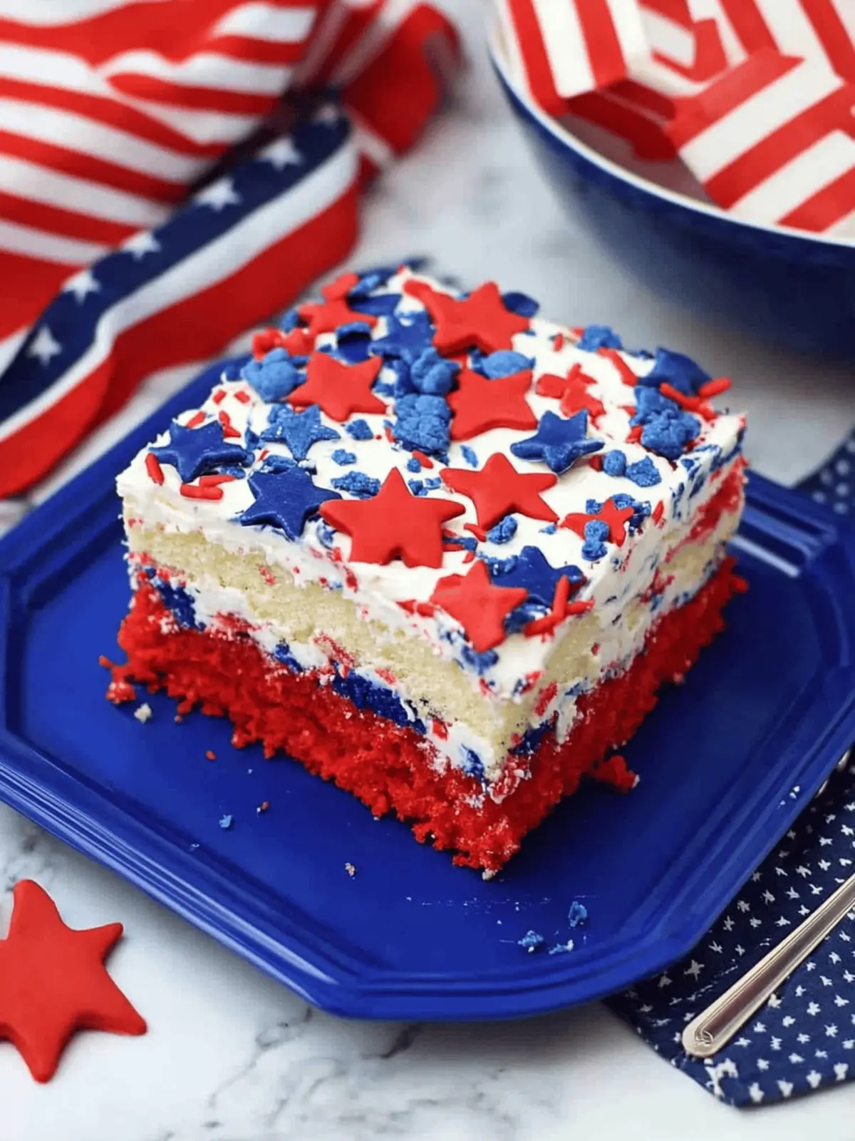 Patriotic Poke Cake