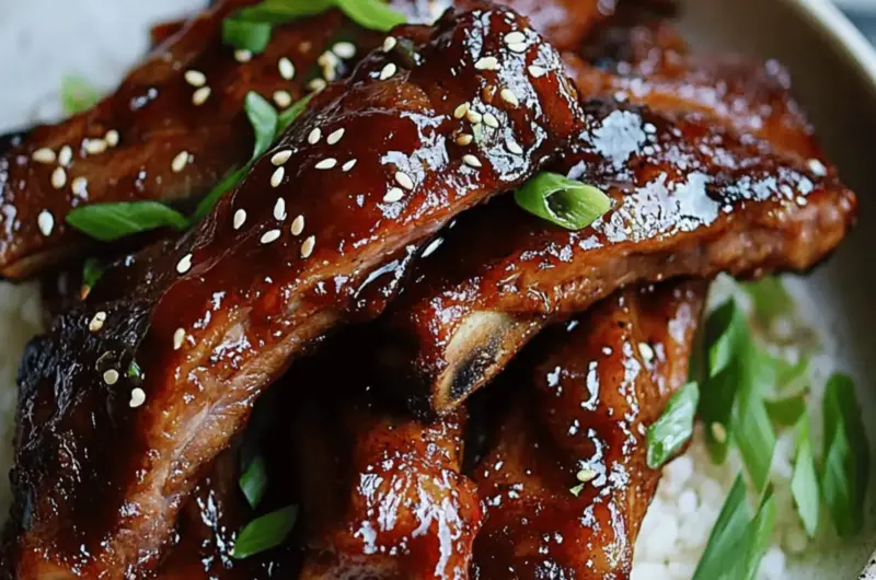 Sticky Asian Pork Ribs