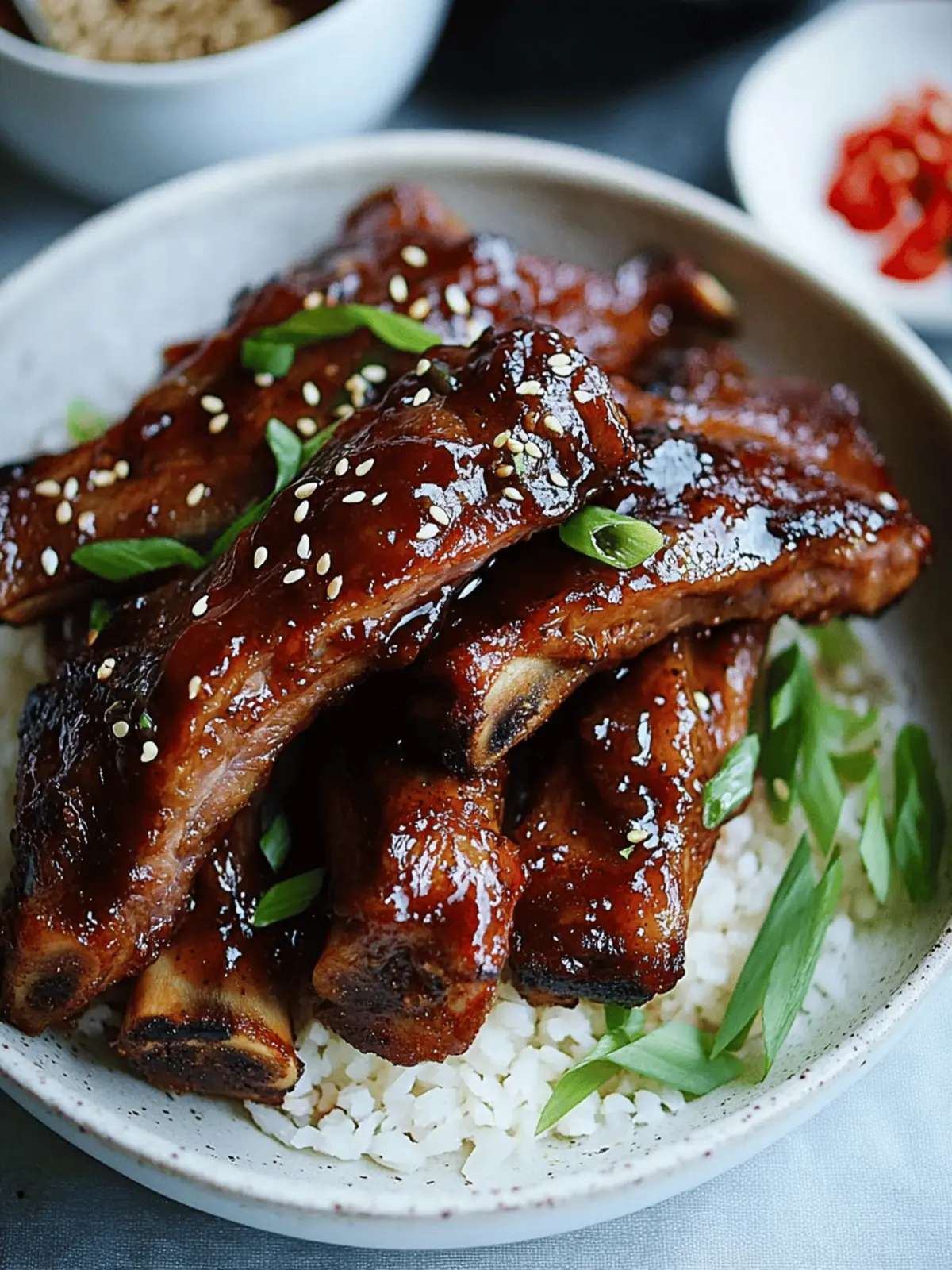 Sticky Asian Pork Ribs
