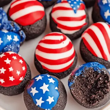 Patriotic Oreo Balls