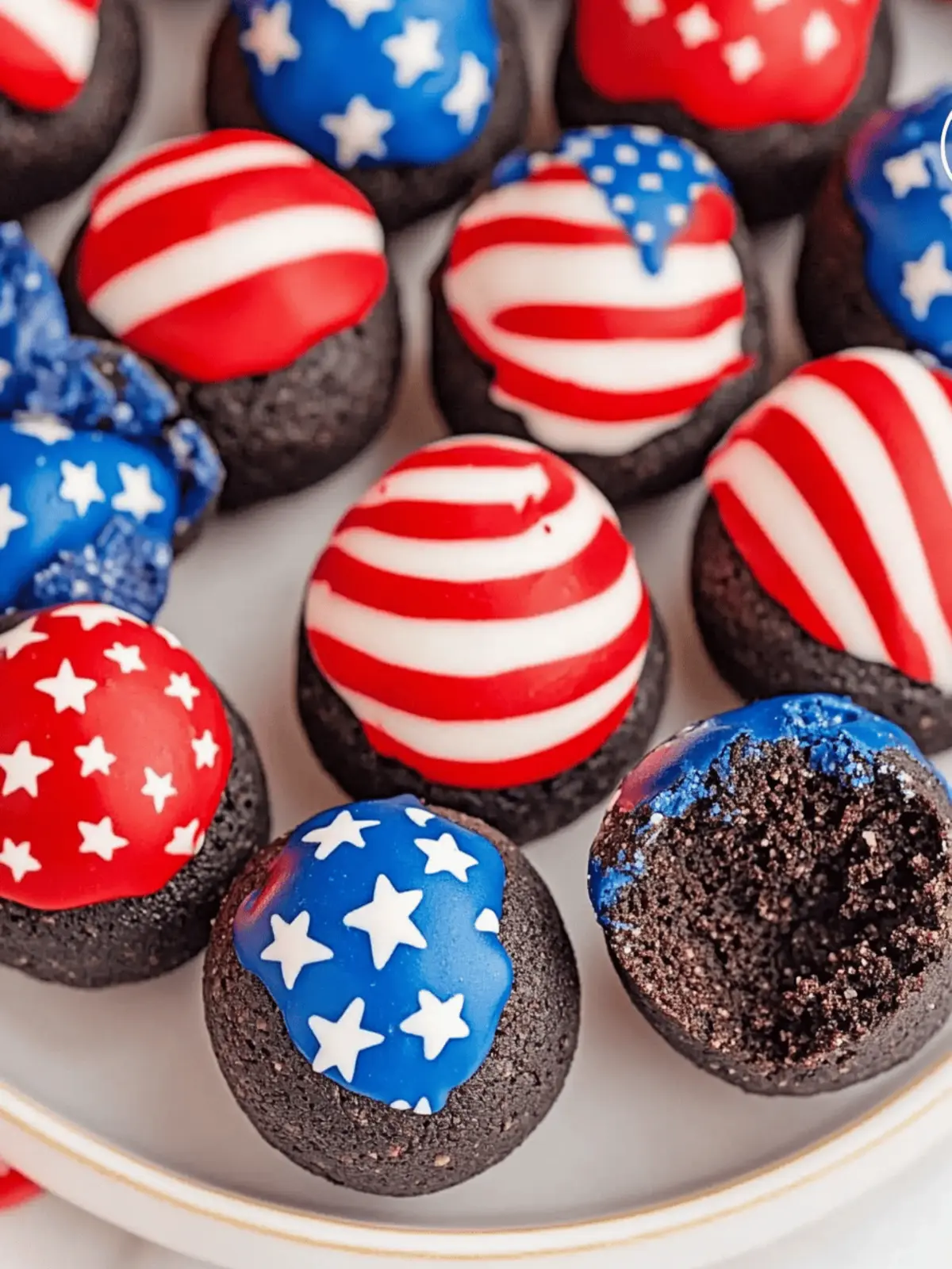 Patriotic Oreo Balls
