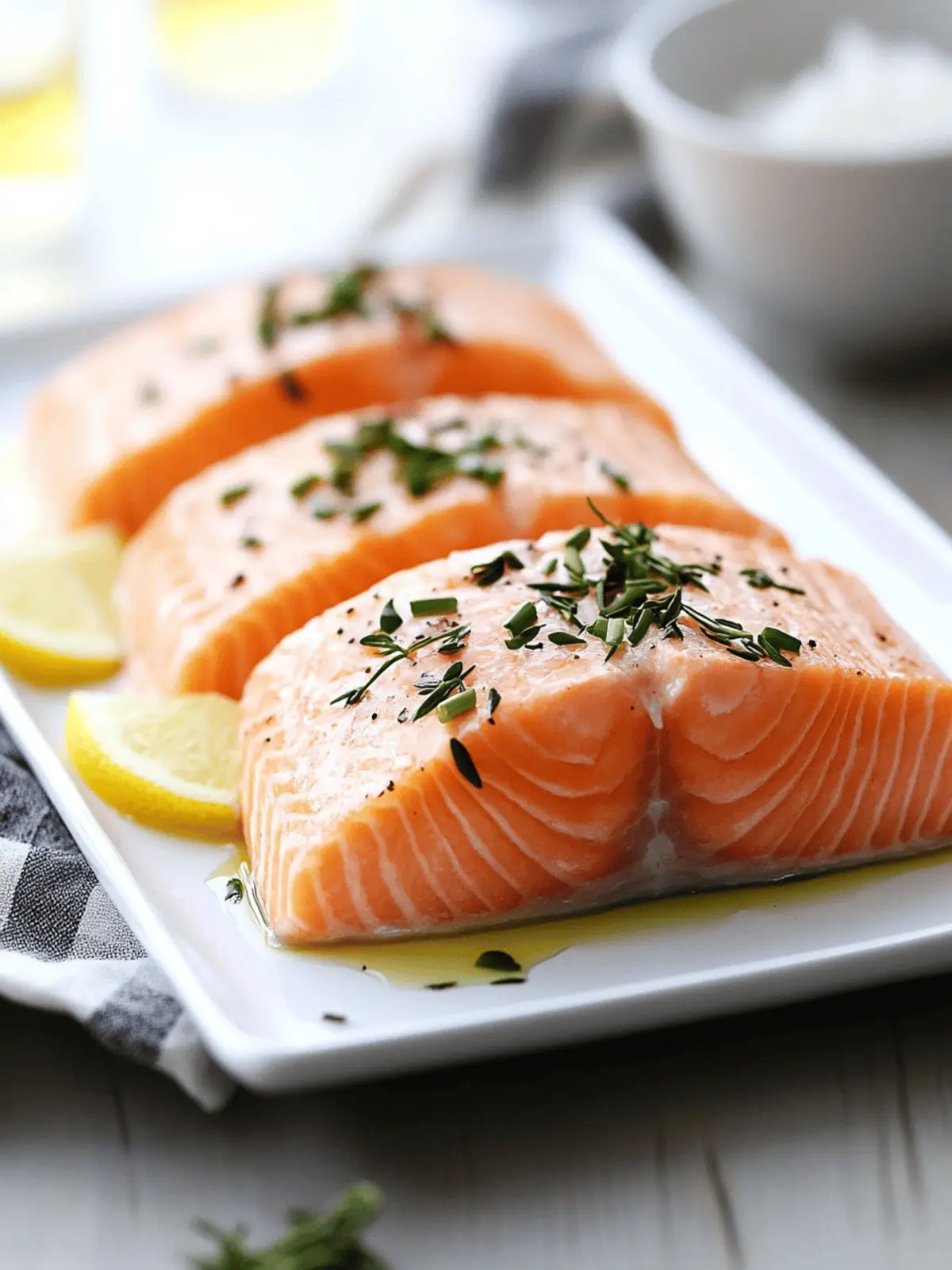 Slow Cooker Poached Salmon