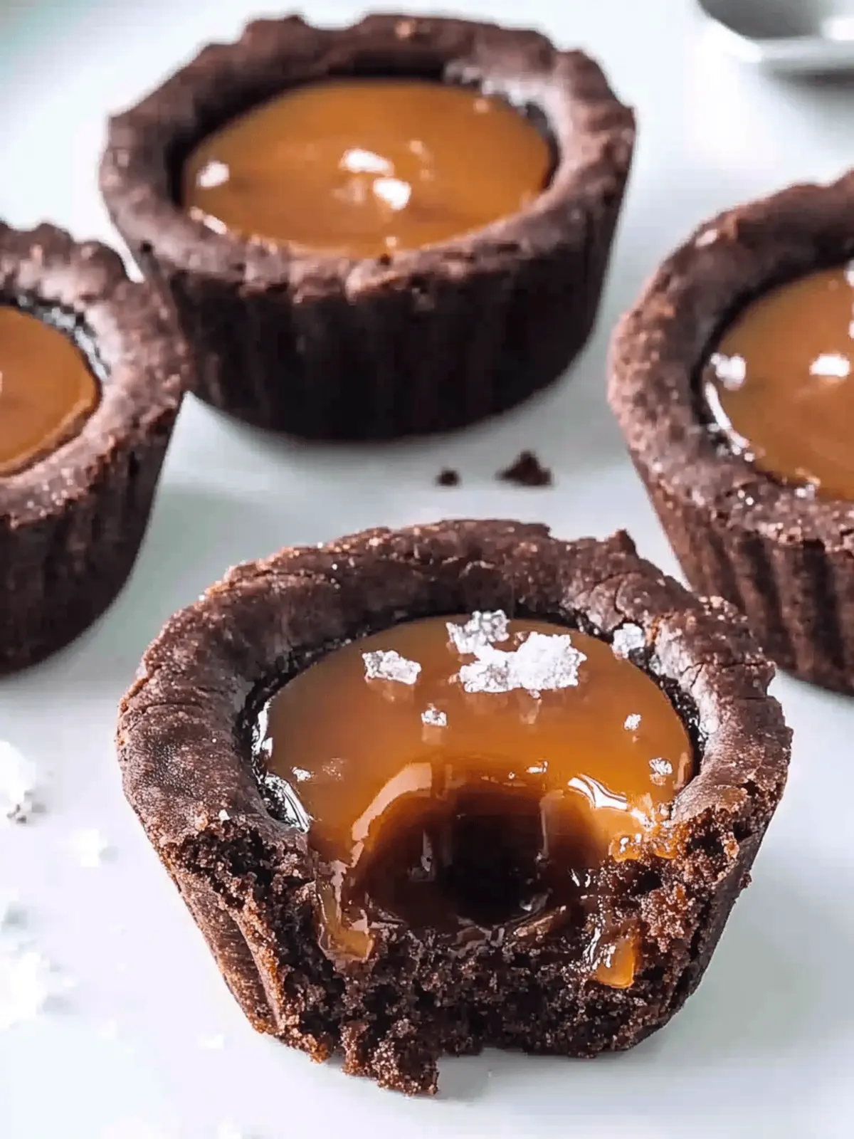 Chocolate Salted Caramel Tarts