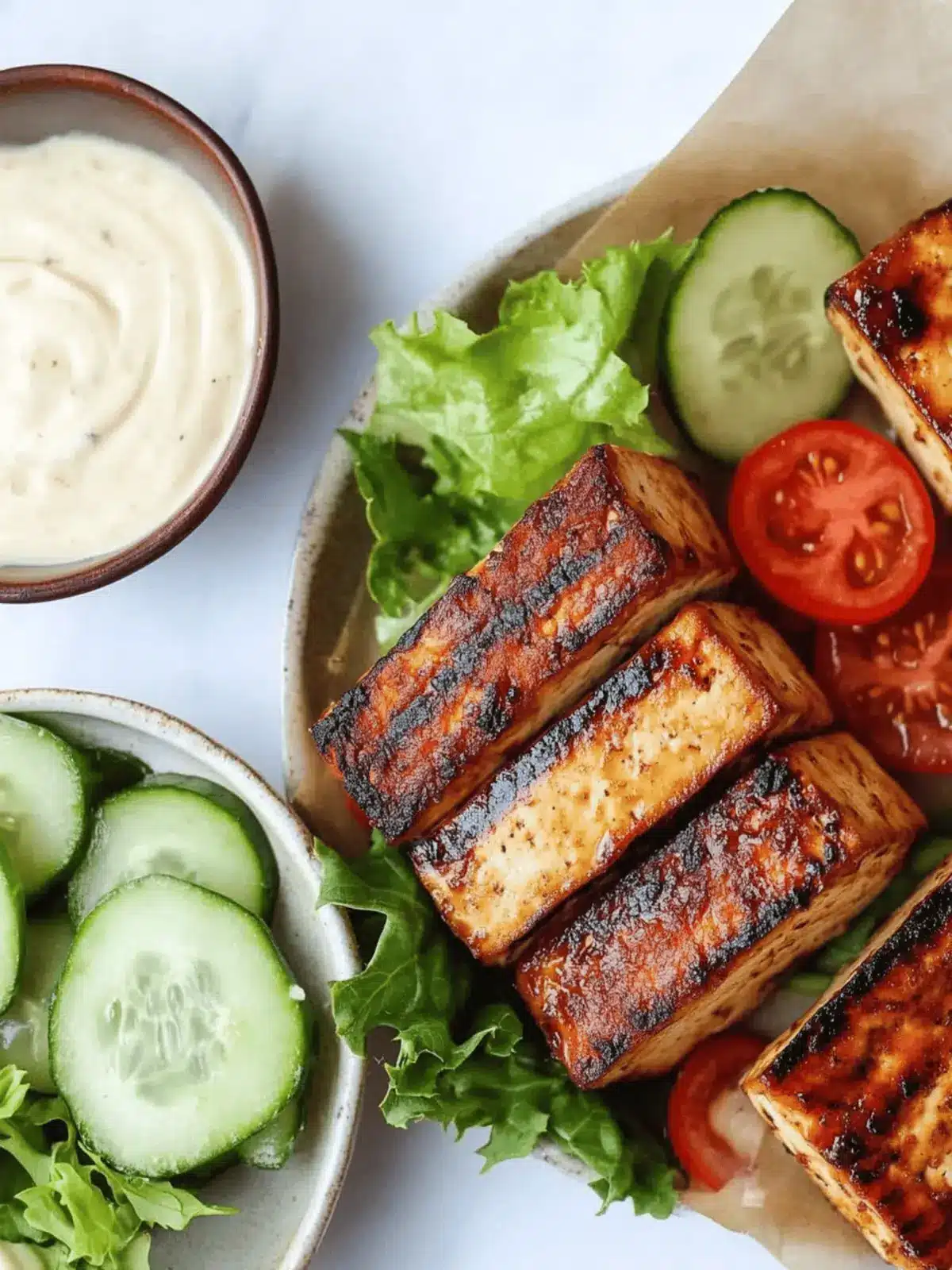 Irresistible Marinated Smoky Tofu for Flavorful Meals 2 Marinated Smoky Tofu