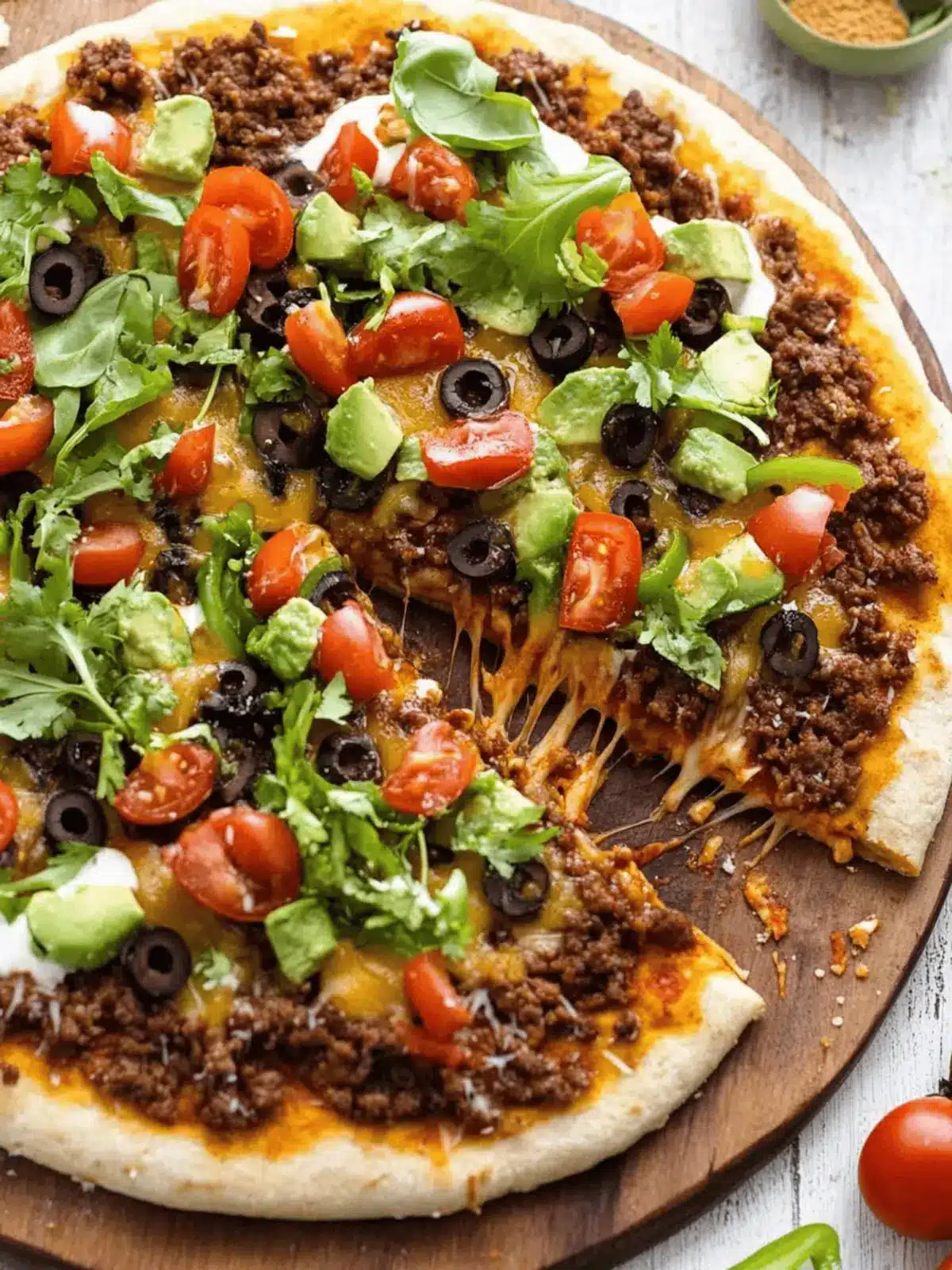 Taco Pizza: A Flavor-Packed Twist on Your Pizza Night! 2 Taco Pizza