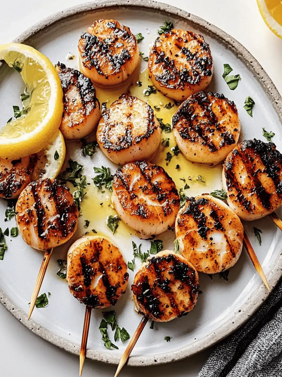 Grilled Scallops