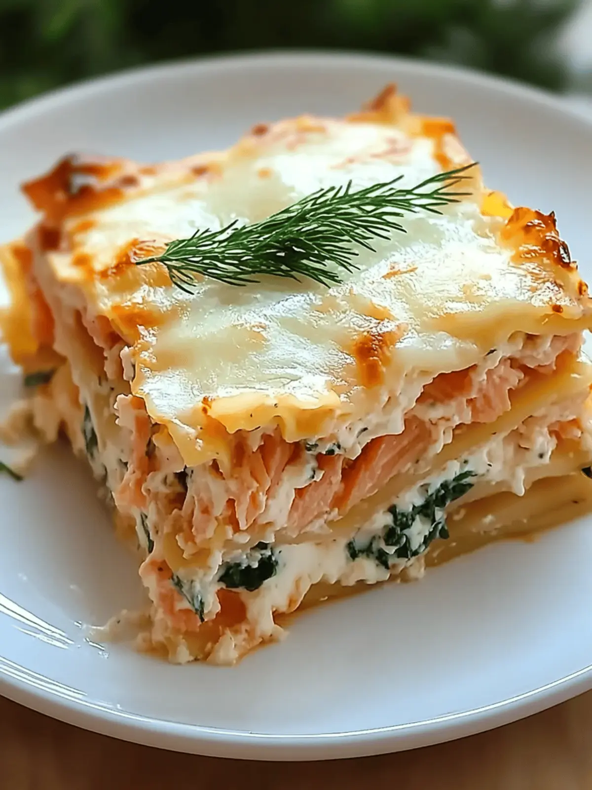 Smoked Salmon Lasagna