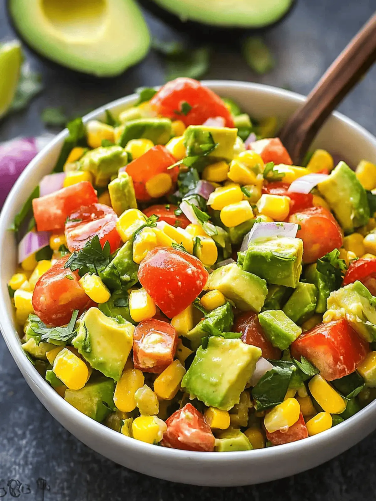 Avocado Corn Salad