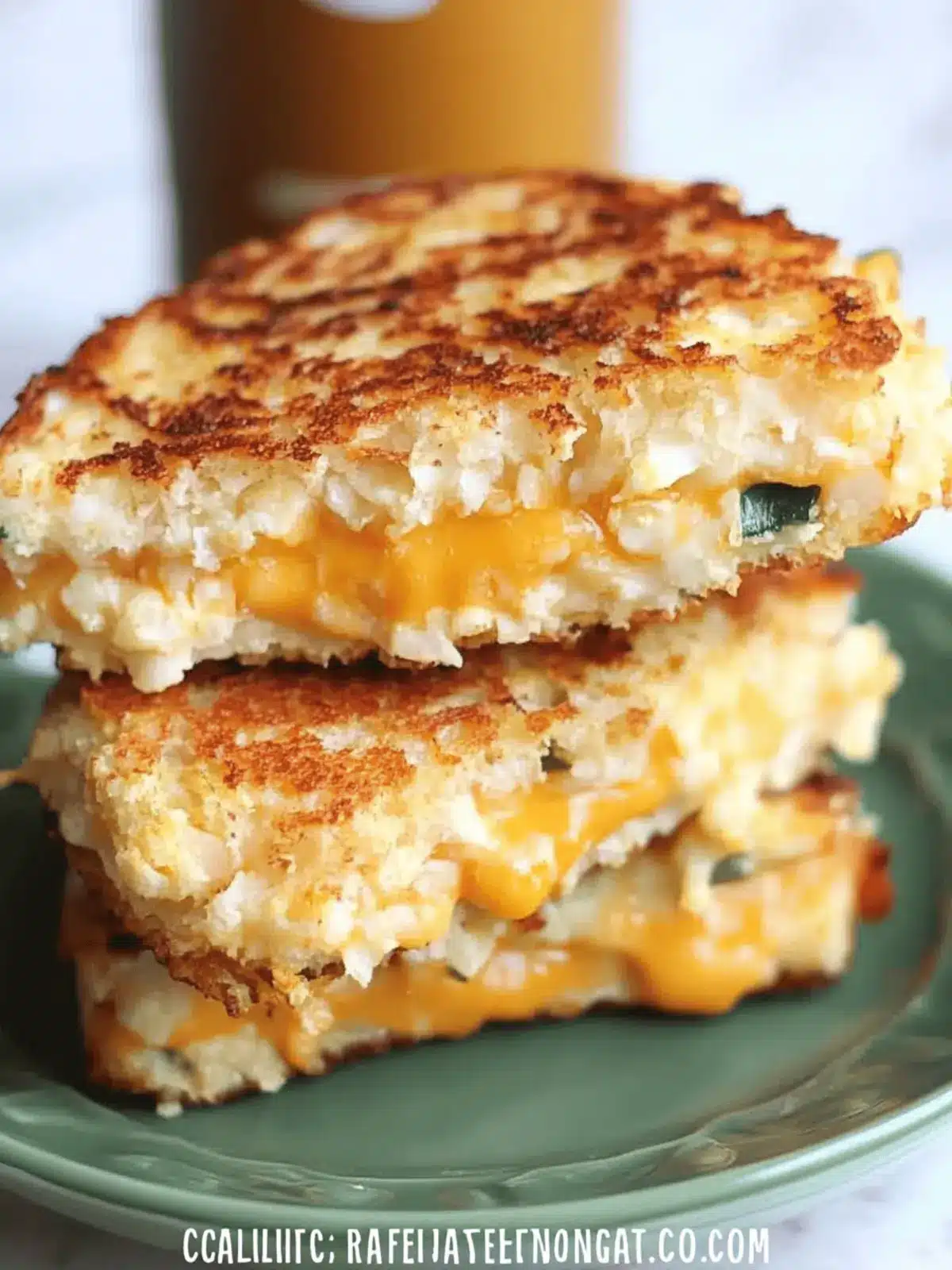 Cauliflower Bread Grilled Cheese