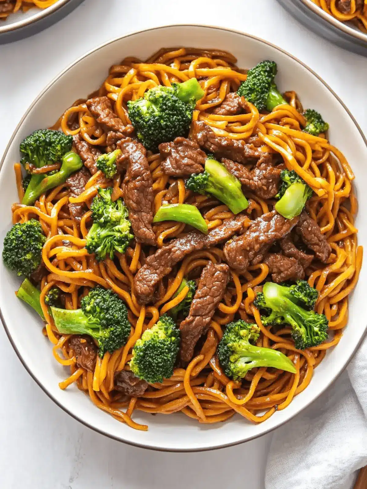 Beef and Broccoli Noodles