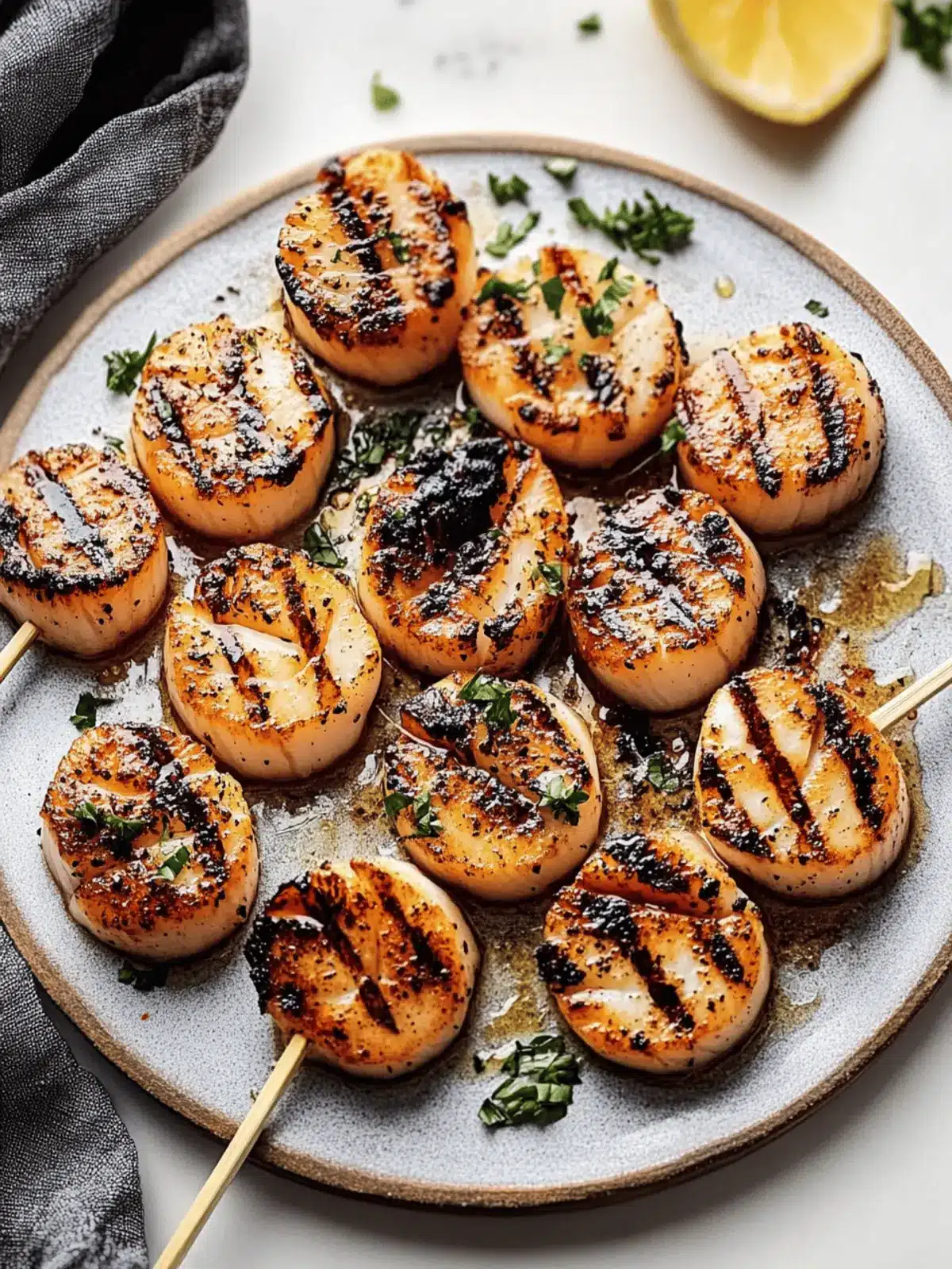 Grilled Scallops