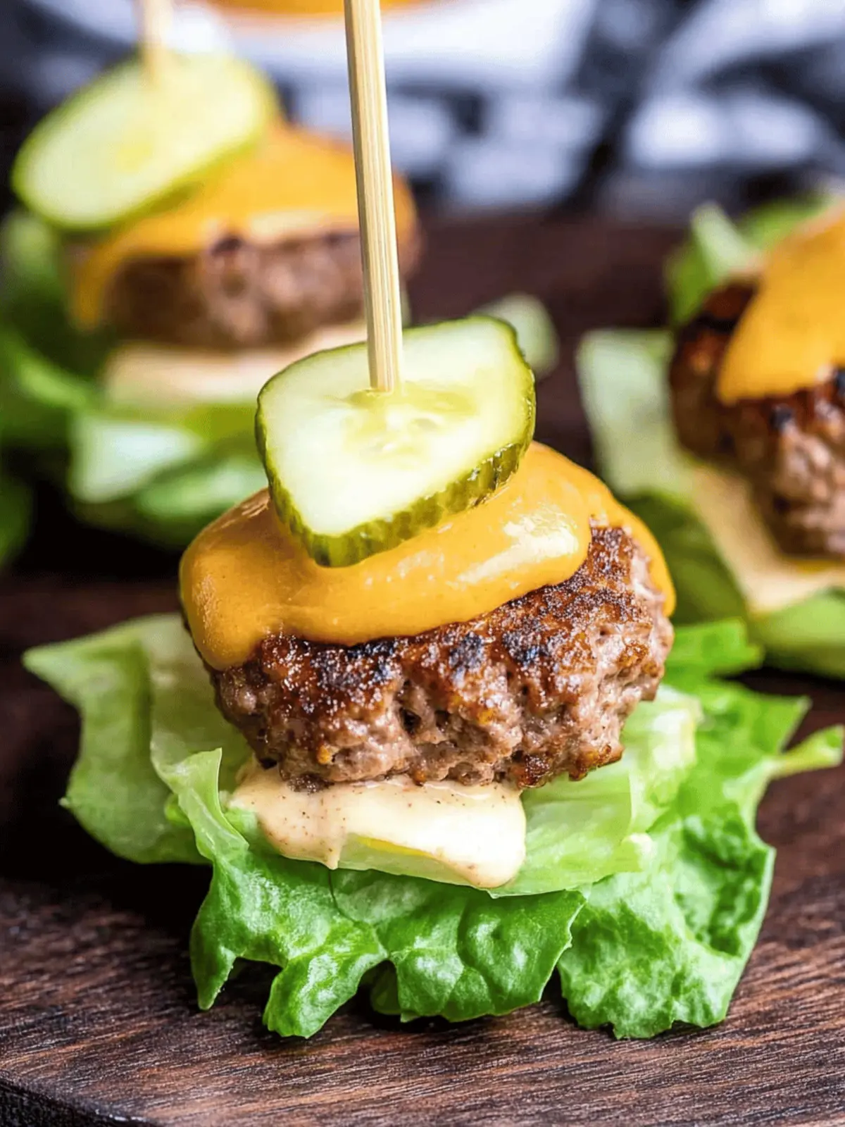 Keto Big Mac Bites