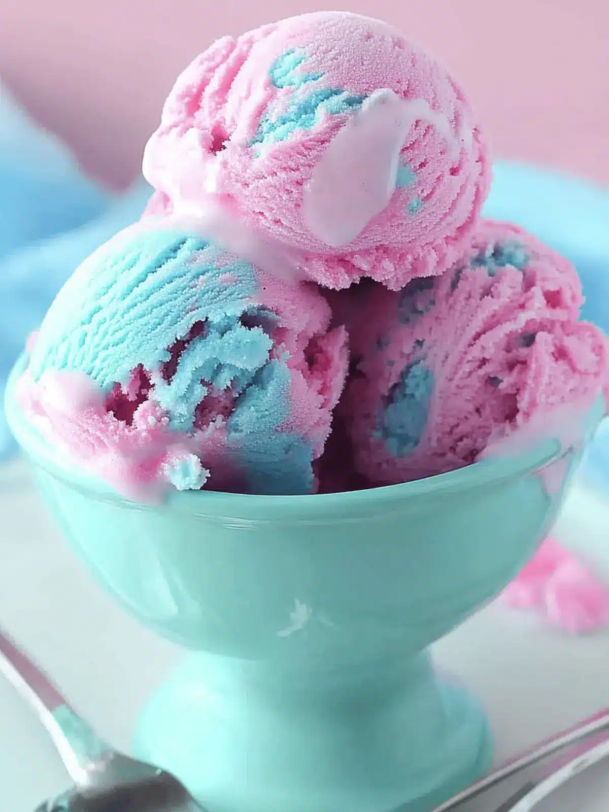 Whip Up Fun Cotton Candy Ice Cream for a Sweet Treat! 4 Cotton Candy Ice Cream