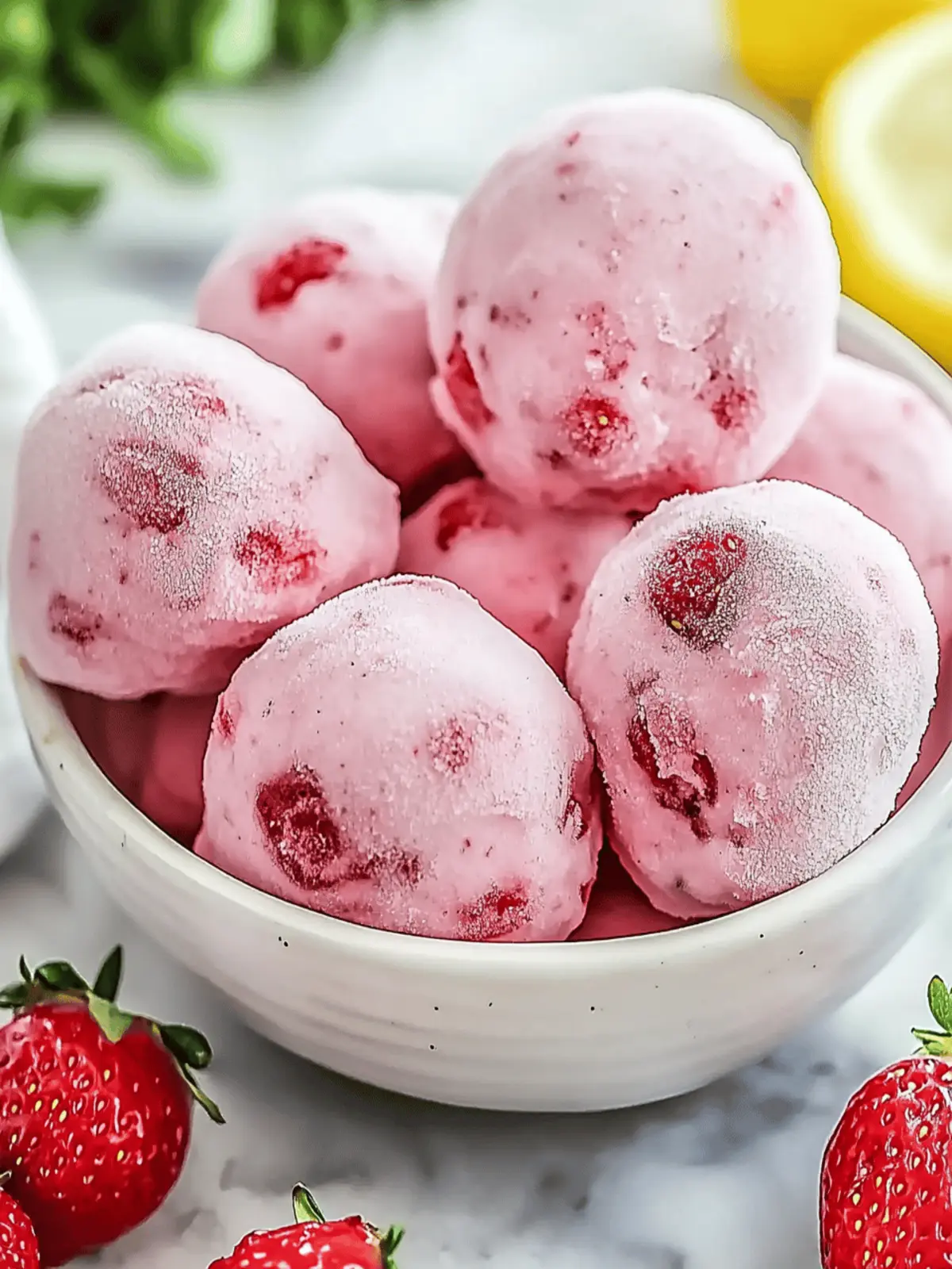 Delicious Frozen Strawberry Yogurt Bites for Guilt-Free Snacking 4 Frozen Strawberry Yogurt Bites