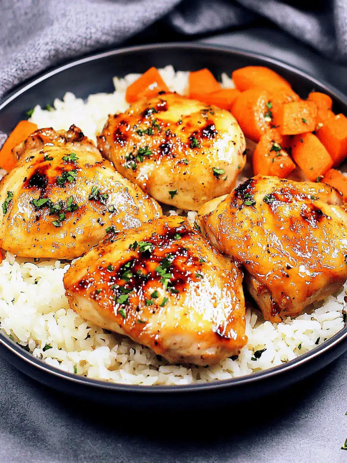 Sheet Pan Miso Chicken Thighs