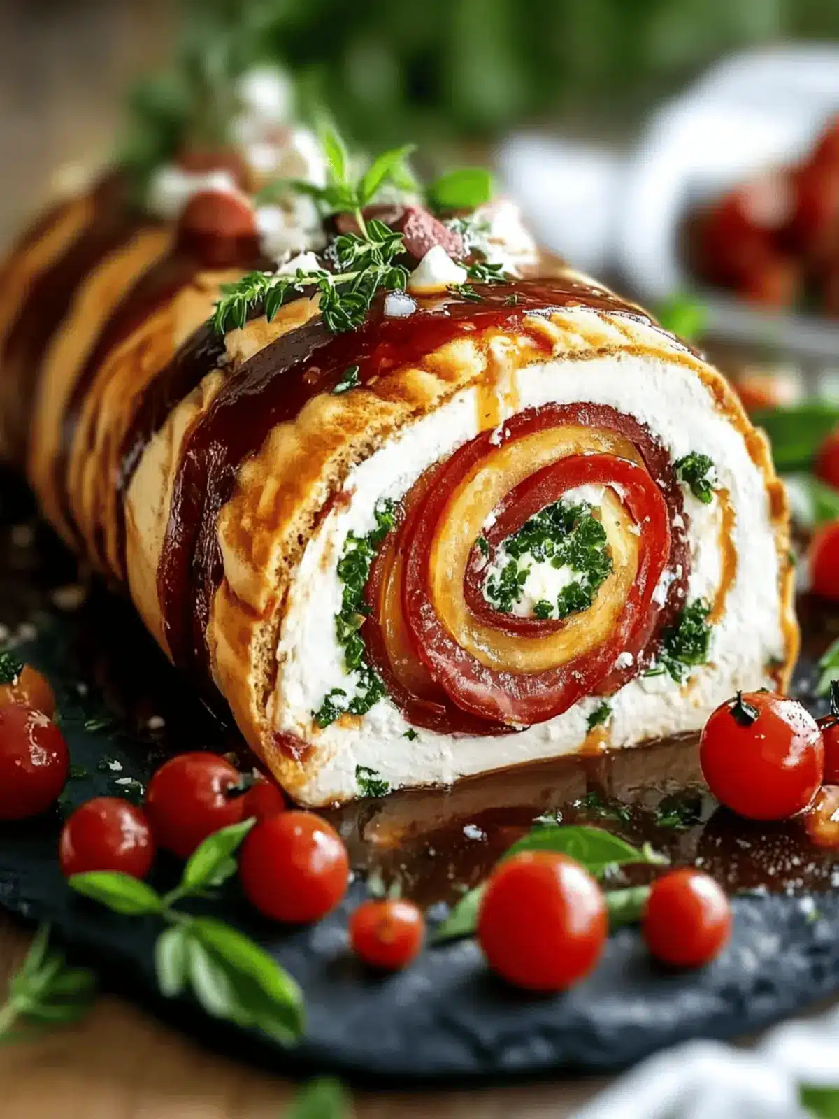 Antipasto Cream Cheese Log