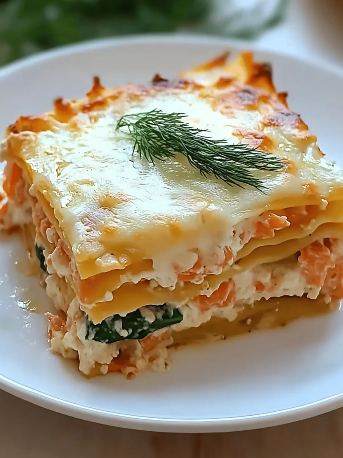 Smoked Salmon Lasagna
