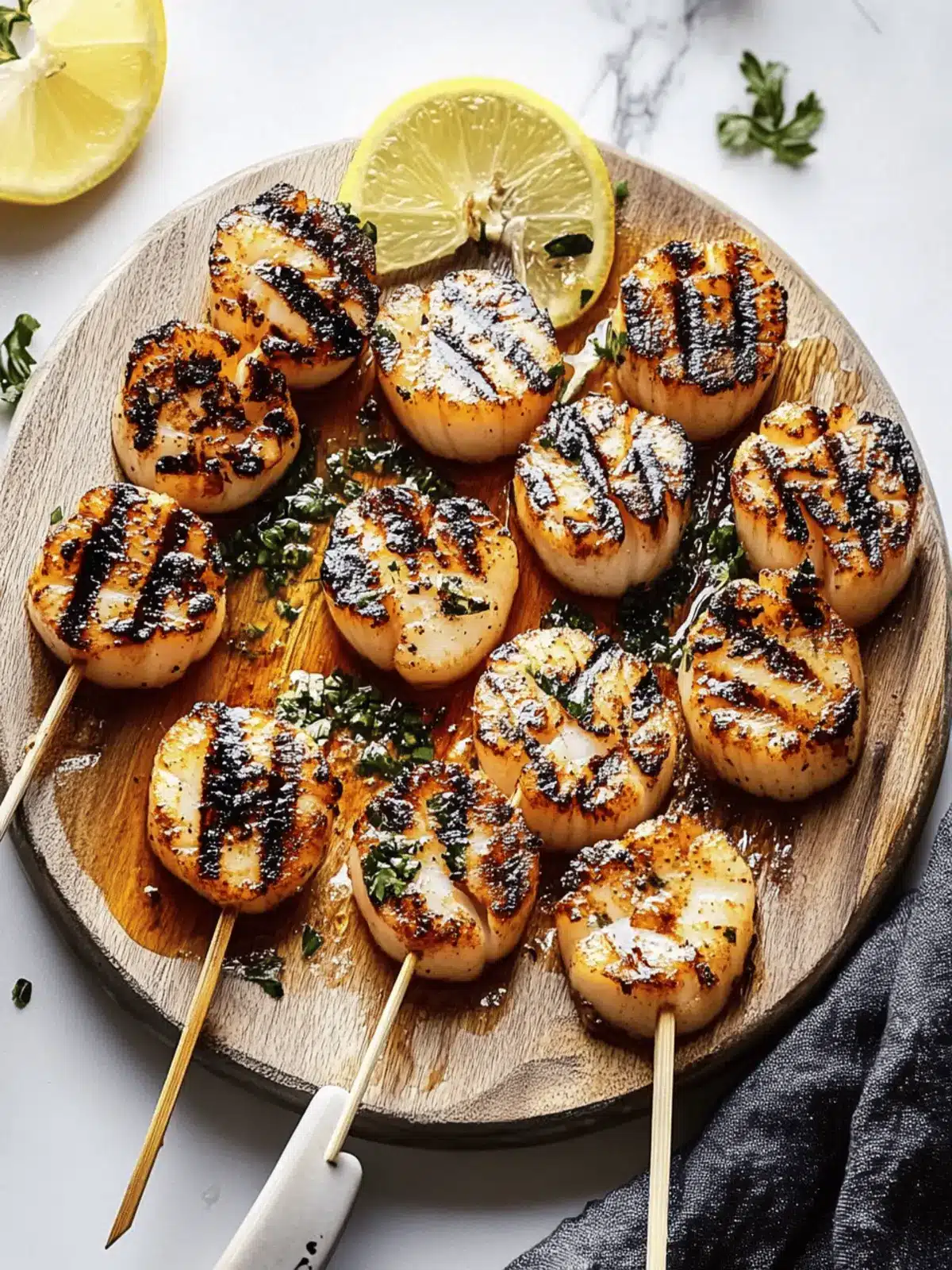Grilled Scallops