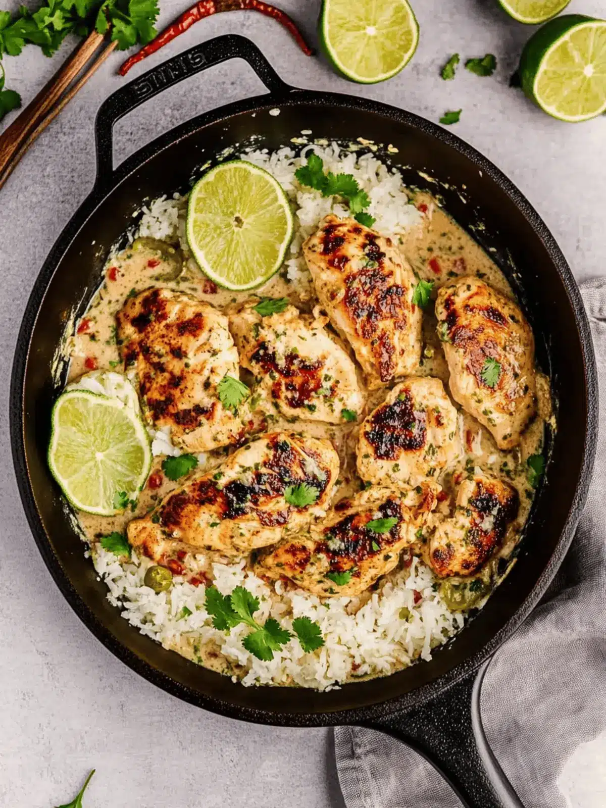 Coconut Lime Chicken Skillet