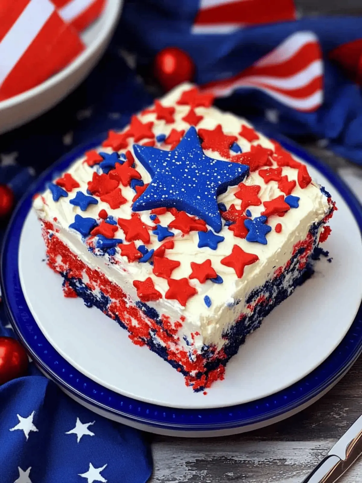 Patriotic Poke Cake