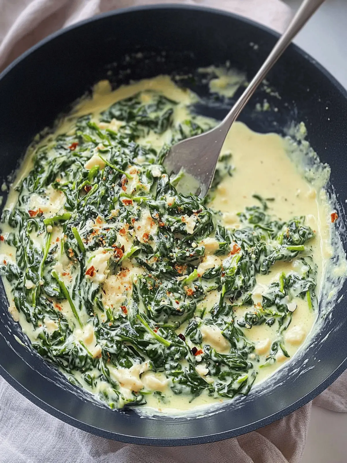 Keto Creamed Spinach with Boursin