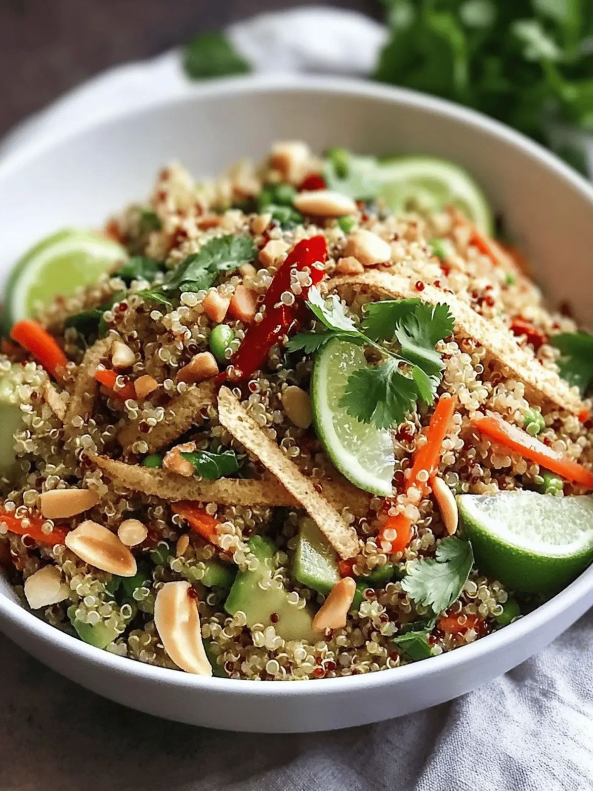Thai Quinoa Crunch Salad