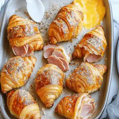 Irresistible Baked Ham and Cheese Croissants for Easy Bliss 9 Baked Ham and Cheese Croissants