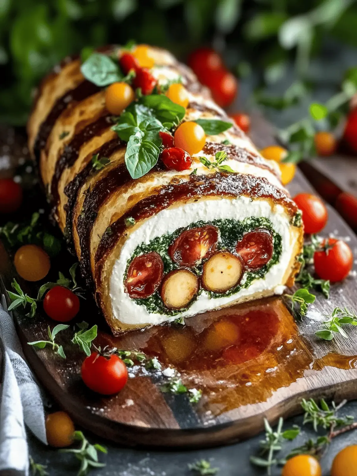 Antipasto Cream Cheese Log