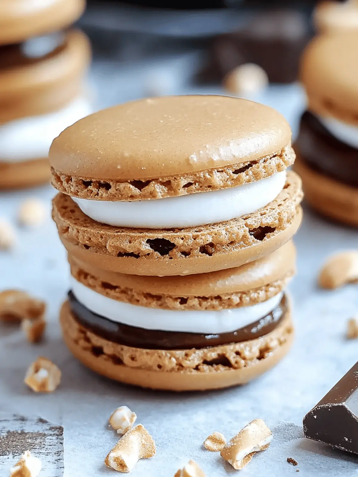 S’mores Macarons