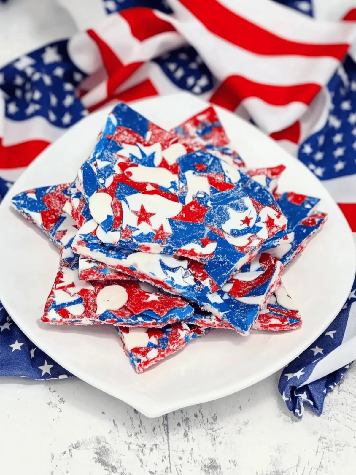 Patriotic Candy Bark