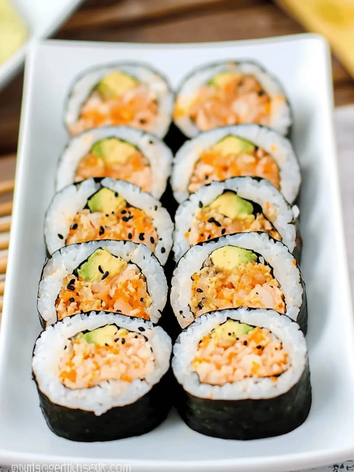 Spicy Crab Sushi Roll