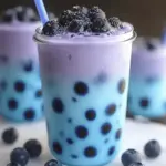Butterfly Blue Boba Tea