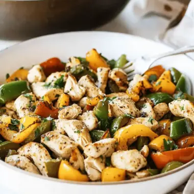 Chicken and Peppers