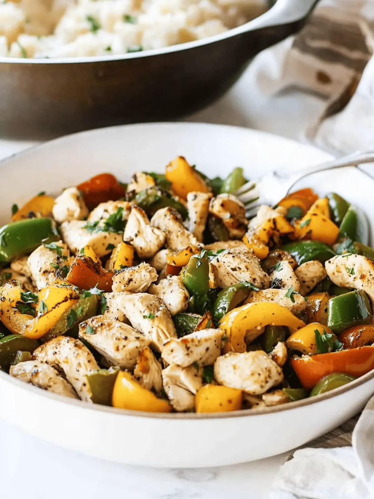 Chicken and Peppers