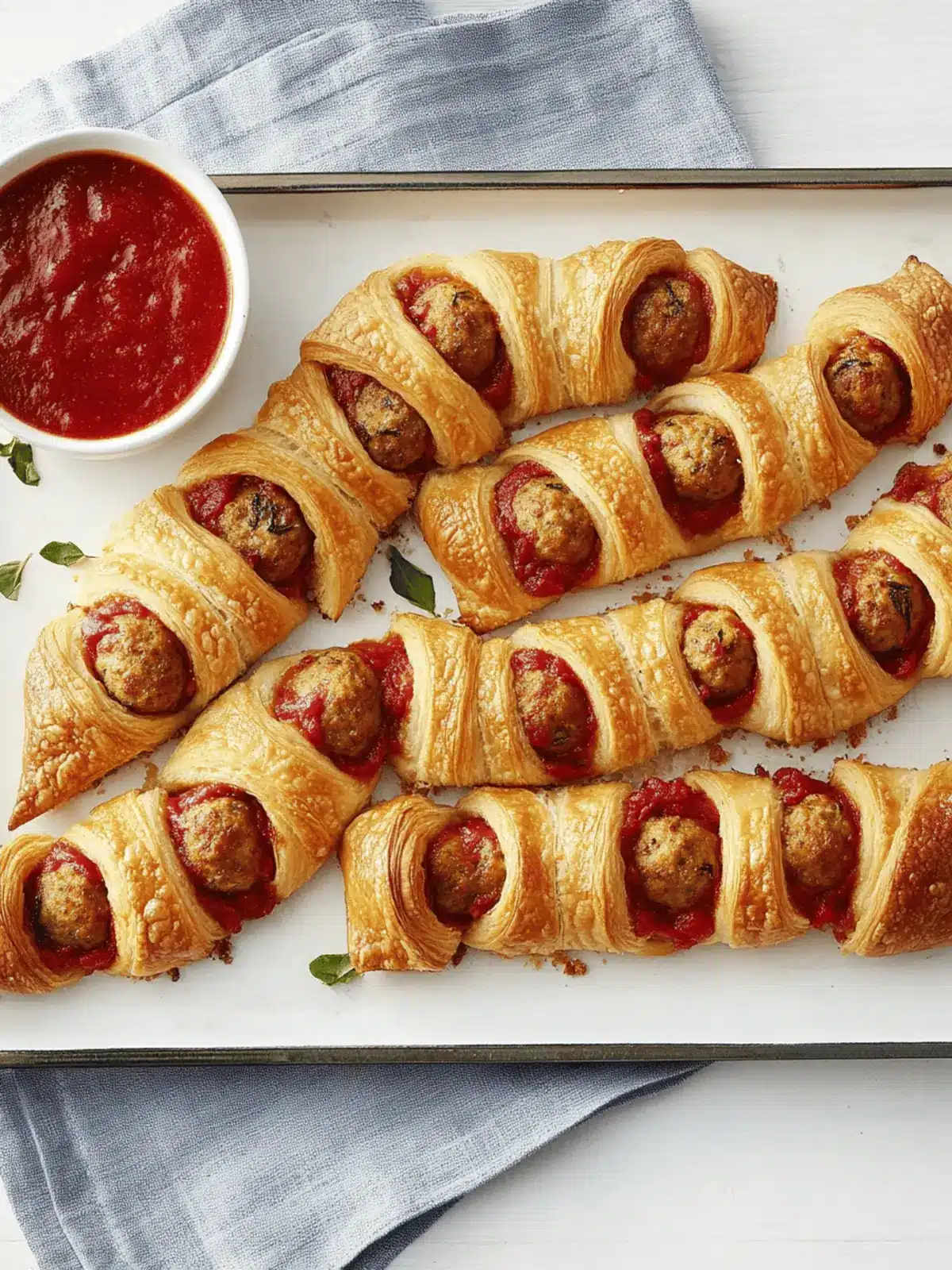 Meatball Crescent Rolls
