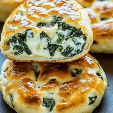 Spinach Cheese Flagels
