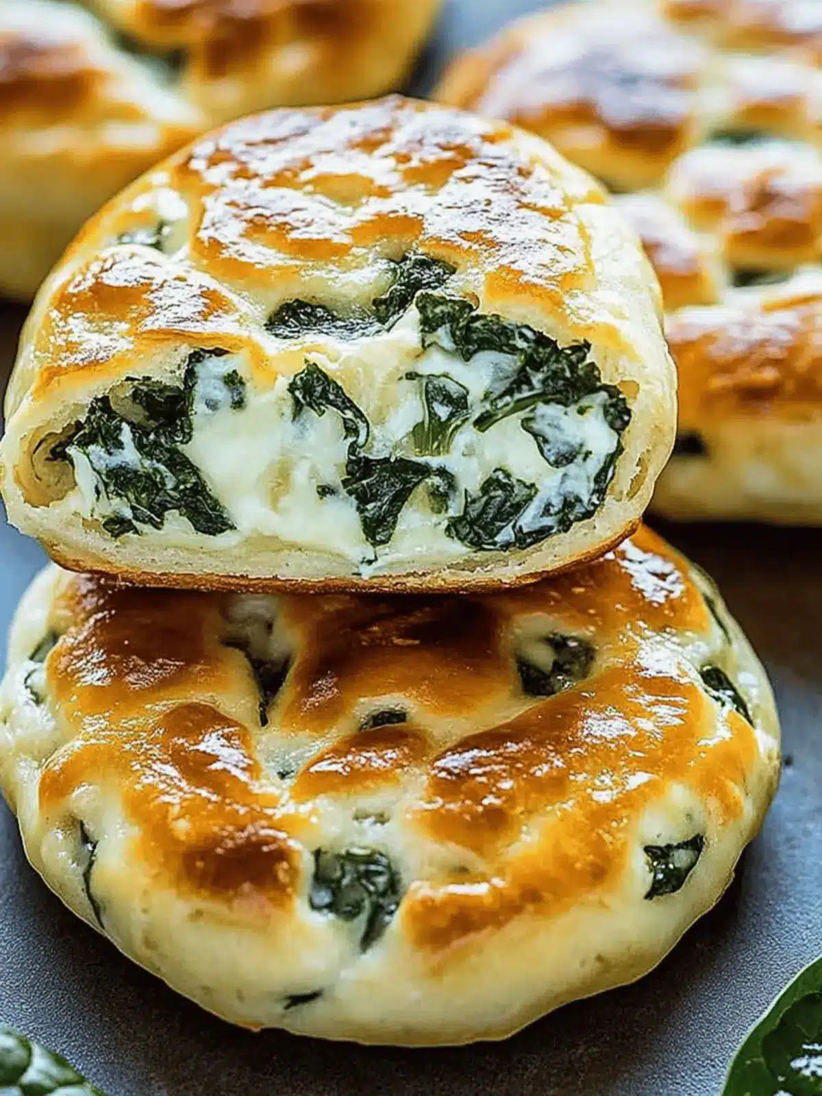 Spinach Cheese Flagels