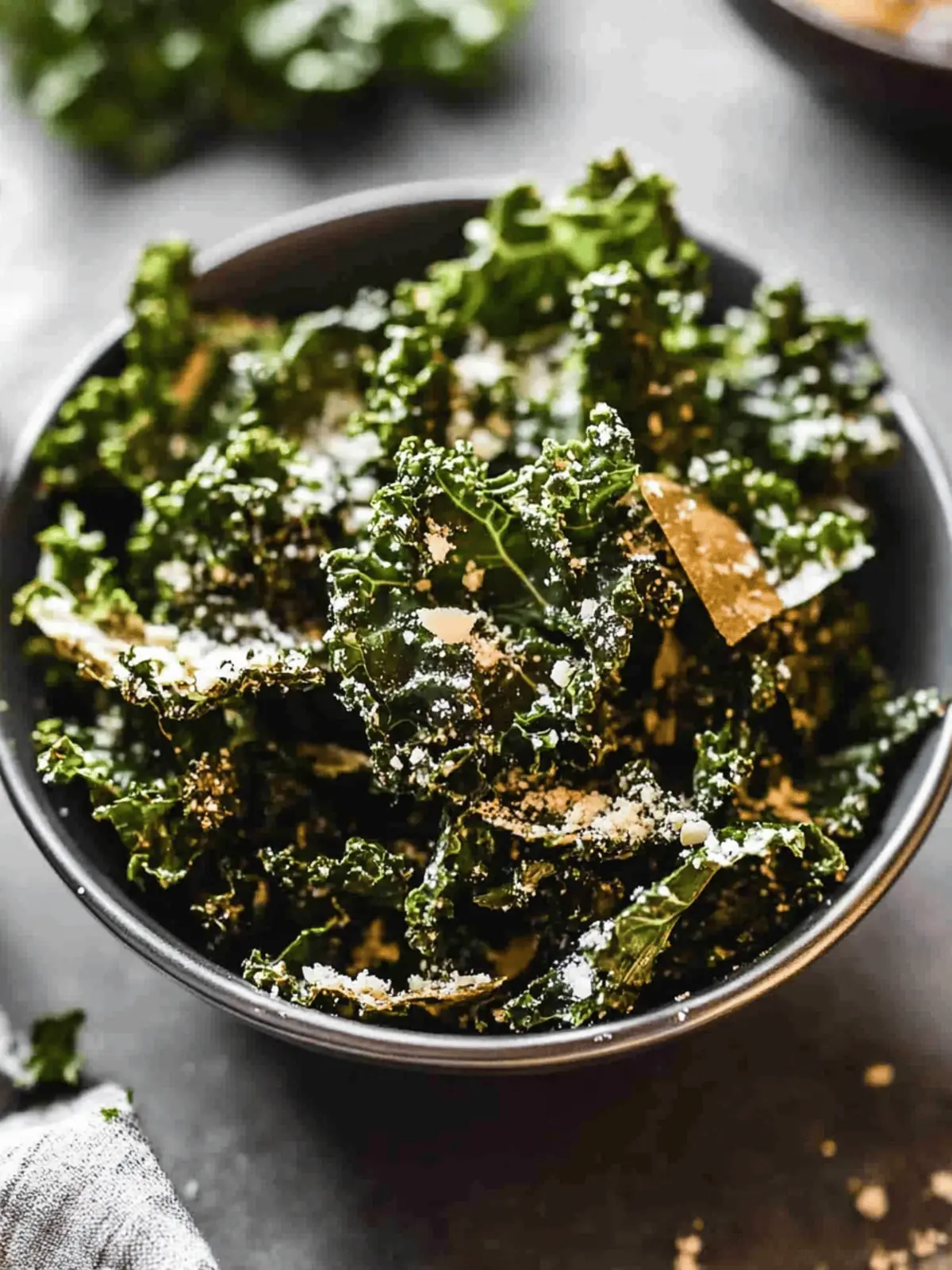 Irresistible Garlic and Parmesan Kale Chips in Minutes 2 Garlic and Parmesan Kale Chips
