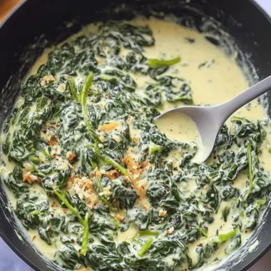 Keto Creamed Spinach with Boursin