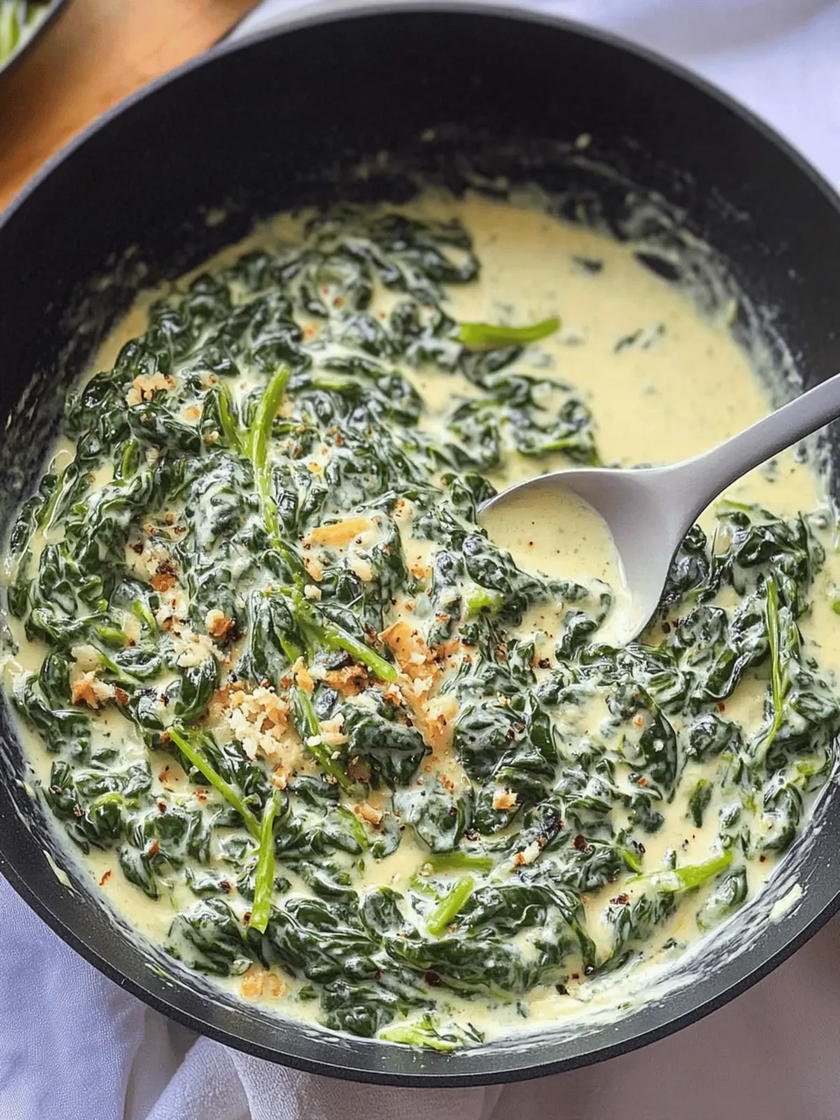 Keto Creamed Spinach with Boursin