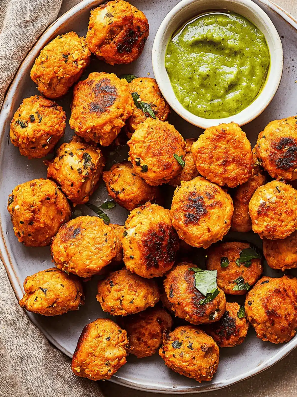 Sweet Potato Chicken Poppers