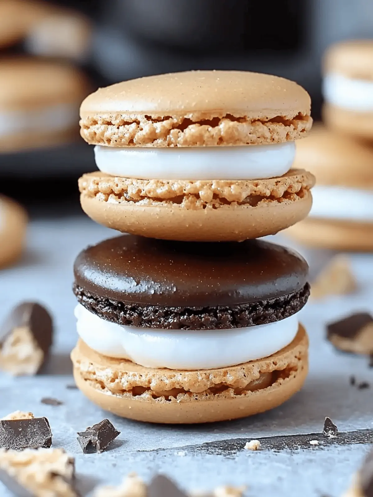 S’mores Macarons