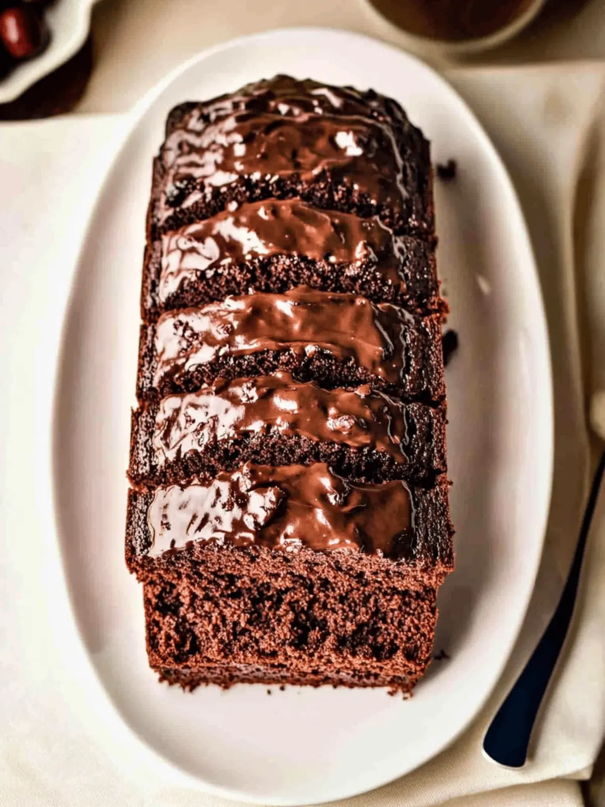 Chocolate Cherry Loaf Cake
