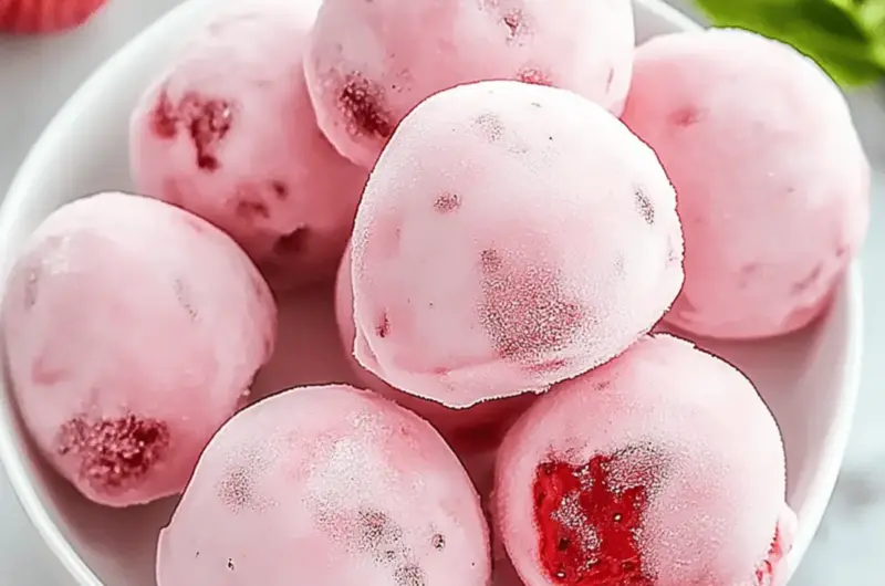 Delicious Frozen Strawberry Yogurt Bites for Guilt-Free Snacking 1 Frozen Strawberry Yogurt Bites
