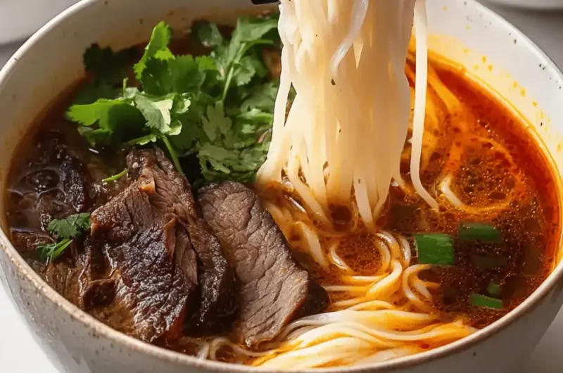 Spicy Vietnamese Beef Noodle Soup