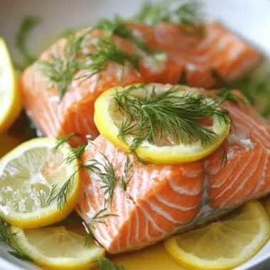 Slow Cooker Poached Salmon